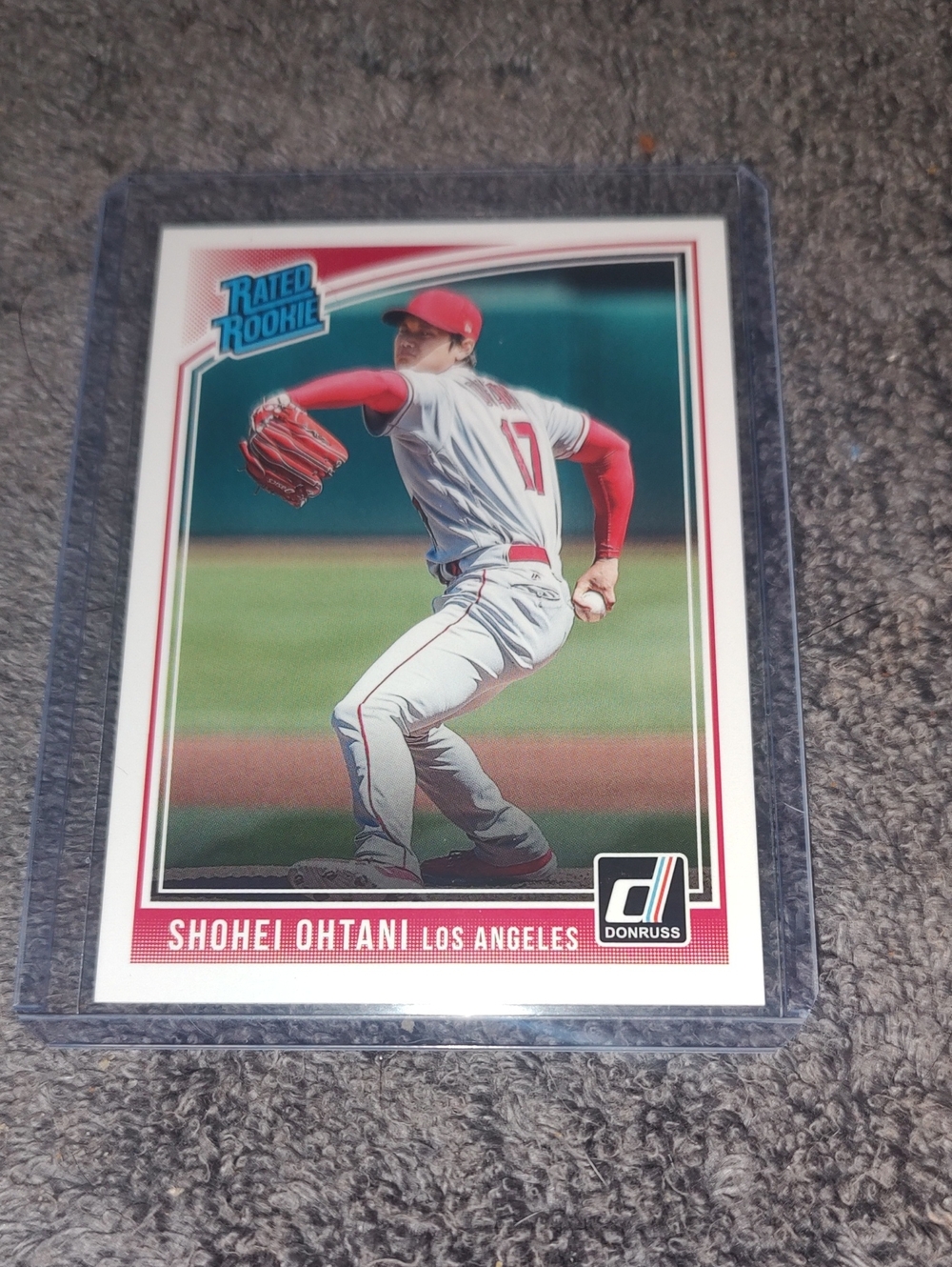 Donruss Rated Rookie Shohei Ohtani Card